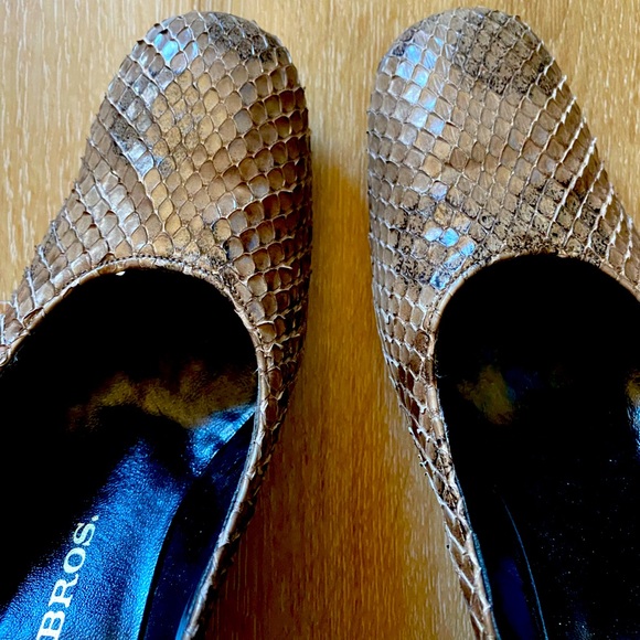 VINTAGE Genuine Snakeskin Heels Size 5 1/2-6 - Picture 4 of 6